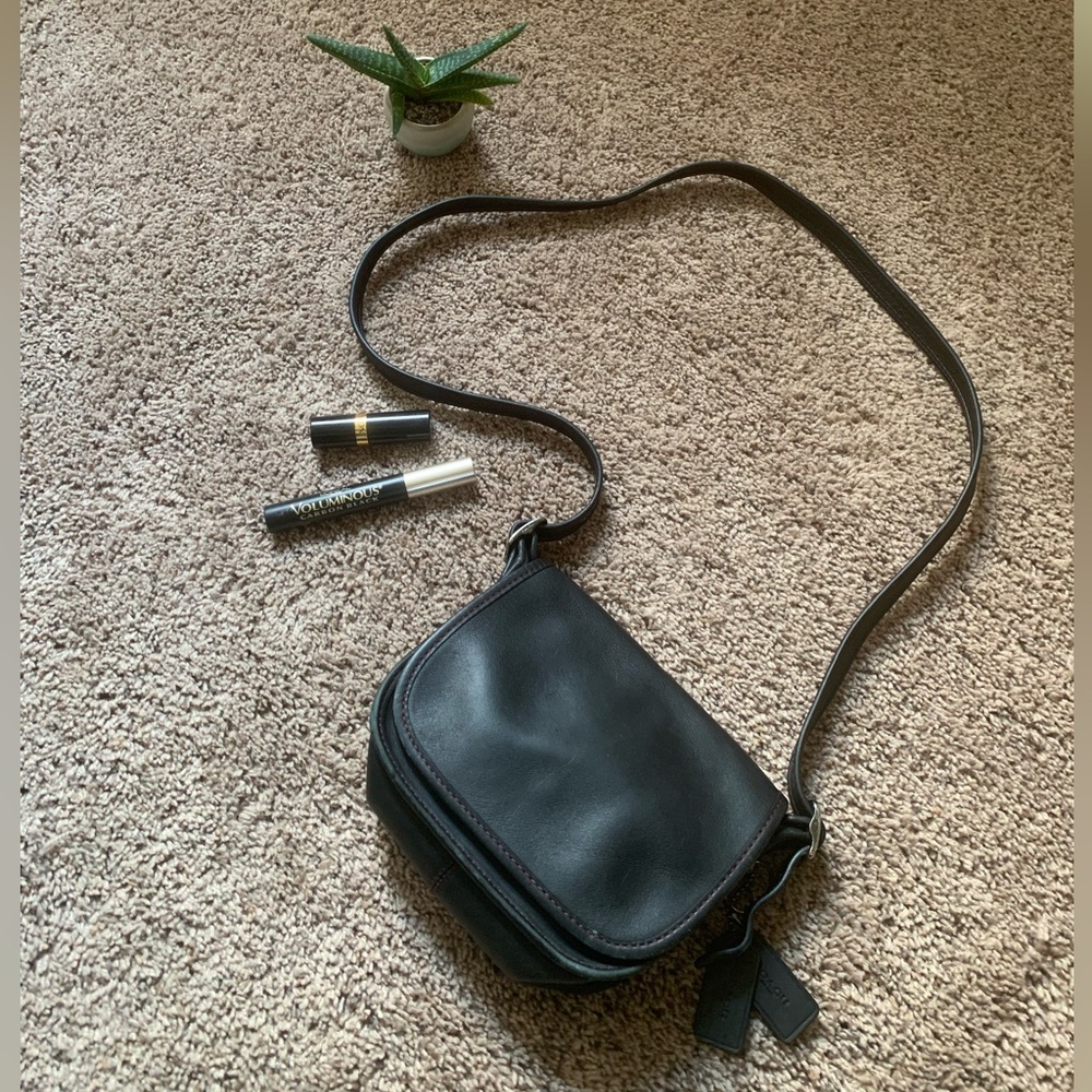 Vintage Coach Black Crossbody Bag